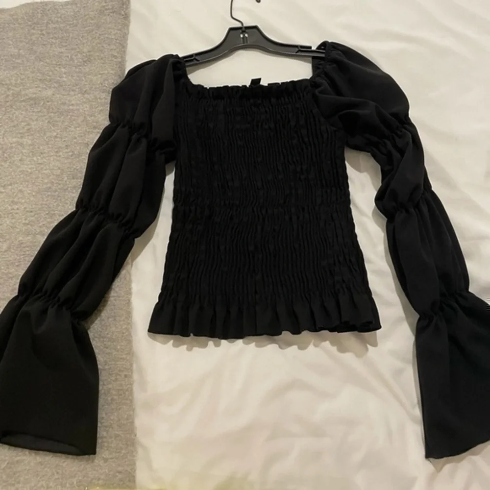 New Look shirred sleeve top Size 10